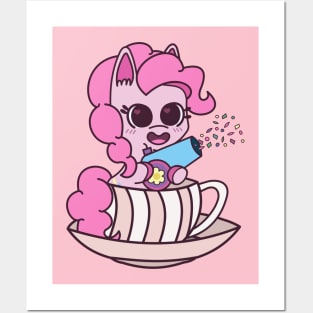 Teacup Pinkie Pie Posters and Art